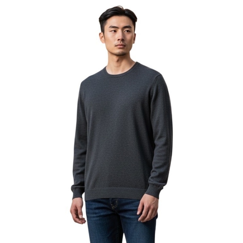 Theory NWT Mens Gray Marino Wool Sweater Size 2XL‎